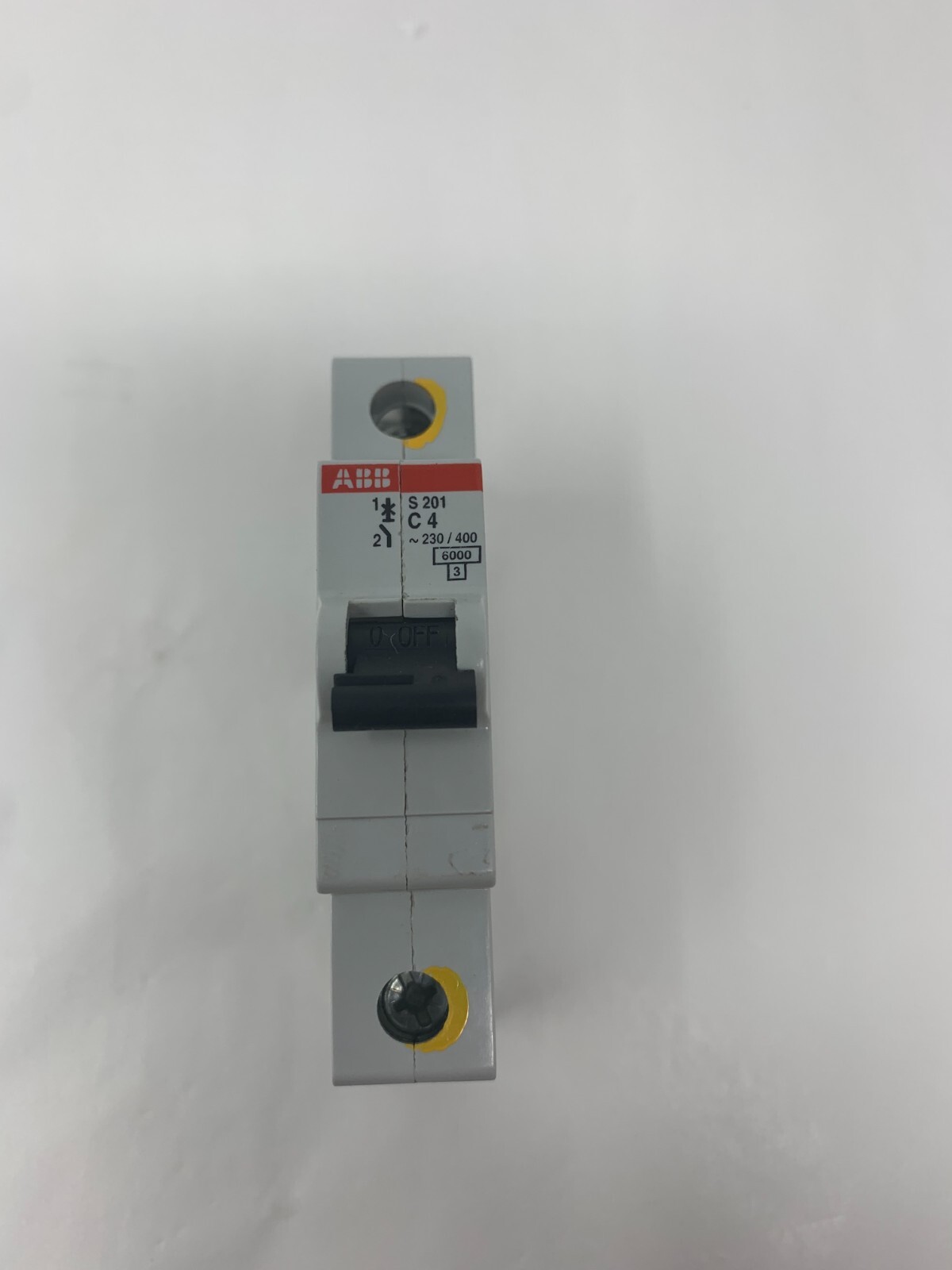 ABB S201 C-4 2CDS251001R0044 Miniature Circuit Breaker 4A 230/400V 1P ...