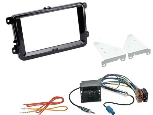 JVC KW-M180DBT 2DIN DAB+ Autoradio für Volkswagen VW Passat ab 2005 piano black - Bild 2 von 5