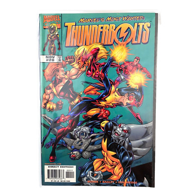 Vintage November 1998 Thunderbolts Marvel Vol 1 No 20 Comic Book