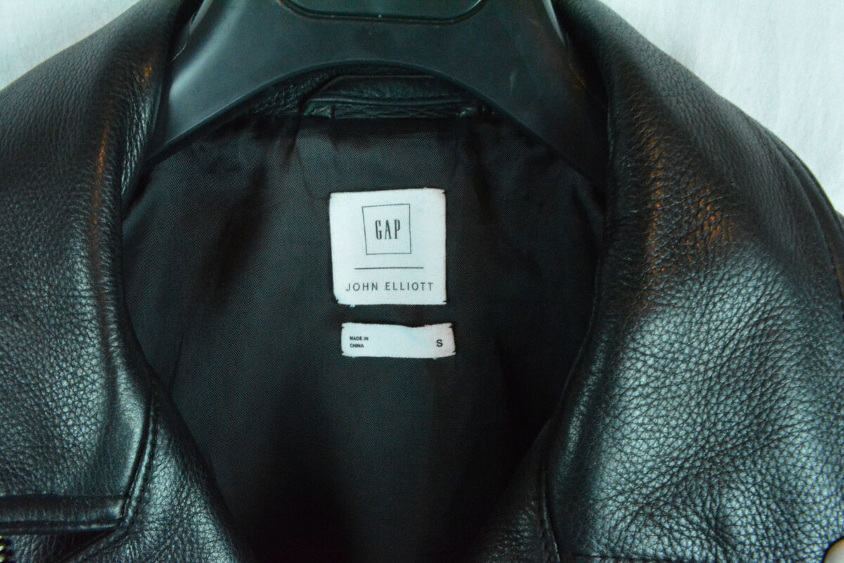 John Elliott Leather Rider Motorcycle Jacket Coat Small John Elliott Leather Rider Motorcycle Jacket Coat Small