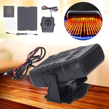 20W Panel Solar Único Cristal Calentador Secado Invierno Coche Mascota Casa Aire Caliente Equipo