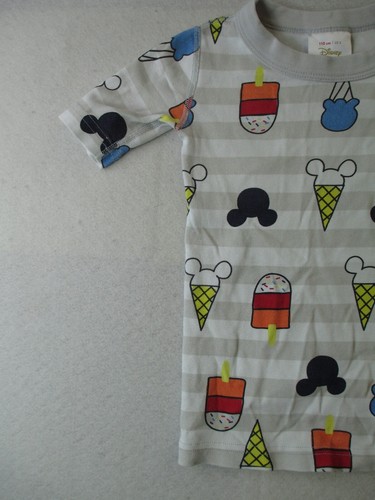 Hanna Andersson Disney Collection Mickey Ice Cream Short John Pajama top only - Picture 11 of 12