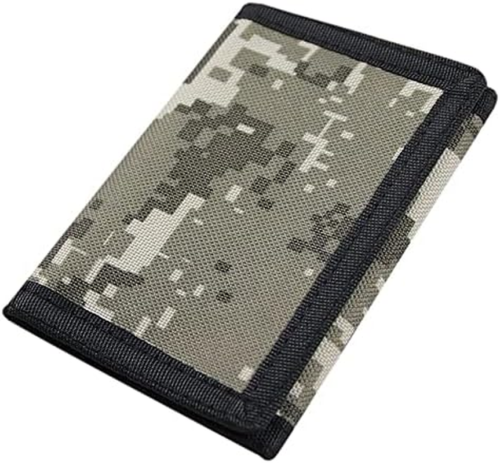NEICY RFID-blockierende Canvas-Geldbörse für Männer und Frauen - Camouflage dreifach faltbar Outdoor Sport - Bild 10 von 12