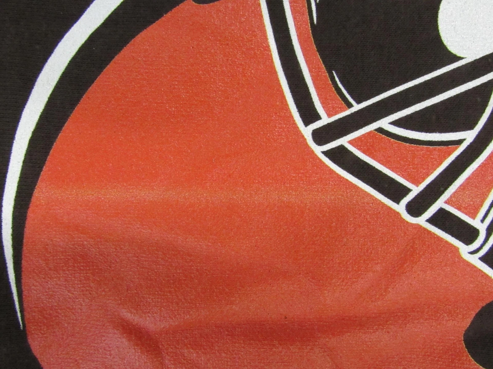 VETEMENTS Felpa con cappuccio marrone New Minor Flaw Cleveland Browns da donna taglia 2XL