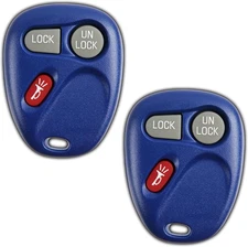 2x Key Fob for 1998 1999 2000 2001 2002 2003 2004 Remote, 2-Pack Blue