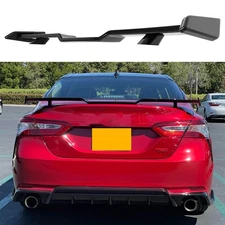 Rear Trunk Spoiler Wing Lip For 2018-2024 Toyota Camry Gloss Black JDM TRD Style