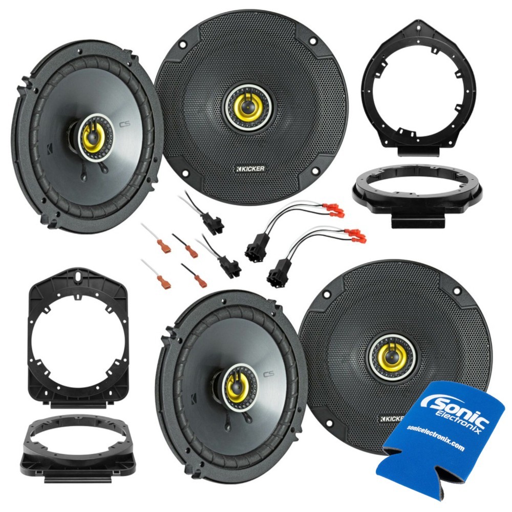2007-2013 Chevy Silverado Ext Cab Kicker Front Rear Speaker