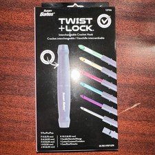 Susan Bates Twist  Lock Interchangeable Crochet Hook Set 12706 BRAND NEW