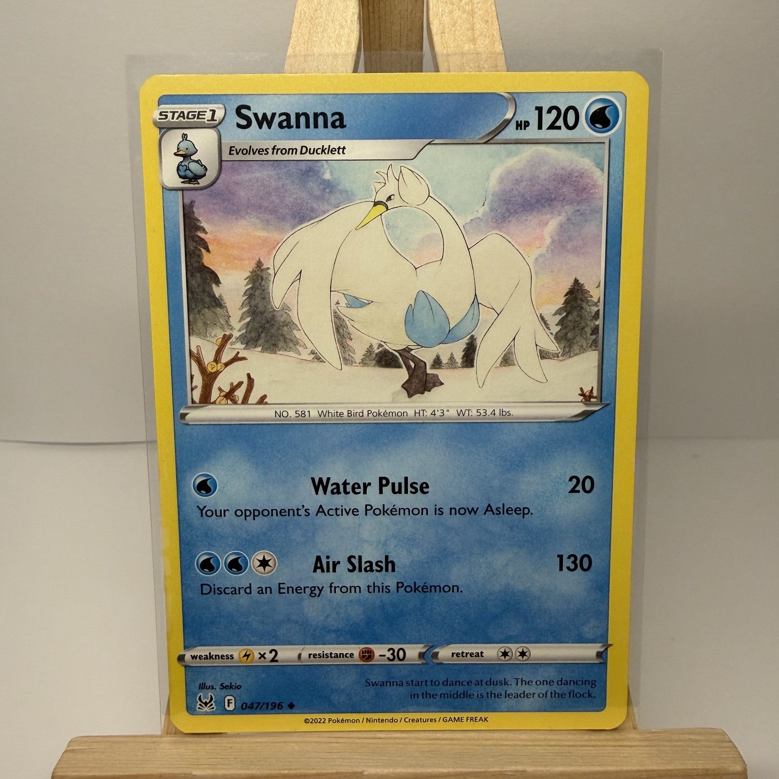 Swanna 47/196 Lost Origin Pokemon TCG