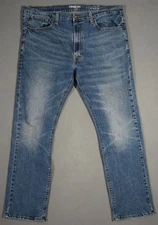 WH01406 ***LEVI'S*** DENIZEN STRAIGHT LEG, SLIM MENS JEANS 38X32 (msr 37"x30.5")
