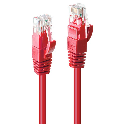 Lindy 5M Cat.6 U/Utp Network Cable Red. Cable Length: 5 M Cable Standard: Cat6 C