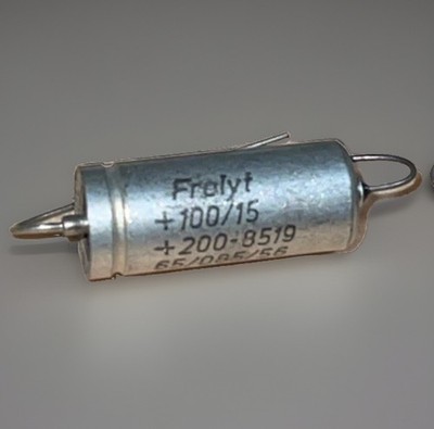 5x RFT FROLYT 100µF 15V Tantal Kondensator TGL 200-8519 DDR NOS Vintage Audio uF