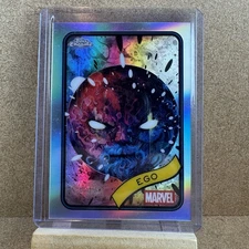 2025 Topps Chrome Marvel Ego Silver Refractor #55