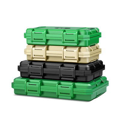 Waterproof Small Hard Case Shockproof Tool Box Foam Insert Protective Storage Ca