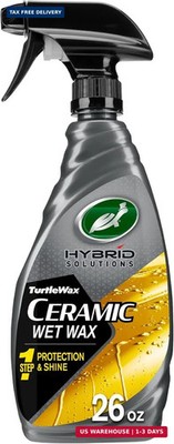Turtle Wax Hybrid Solutions Ceramic Wet Wax, Spray on Car Wax for 1-Step High Gl