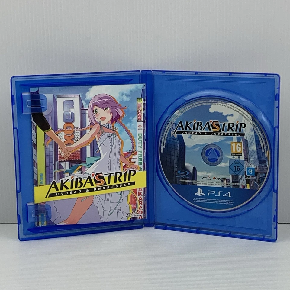 CIB Akiba's Trip: Undead & Undressed PS4 Game Manual (Disc VGC) PS5 Compatible - Image 3 of 4