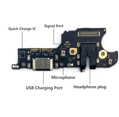 Realme C25 C25S Charging port dock board connector microphone jack audio