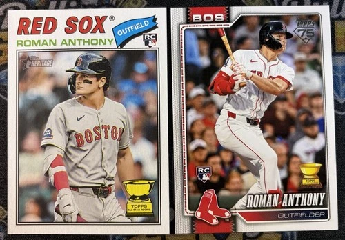 Roman Anthony 2026 Topps Heritage & Series 1  RC Card Boston Red Sox