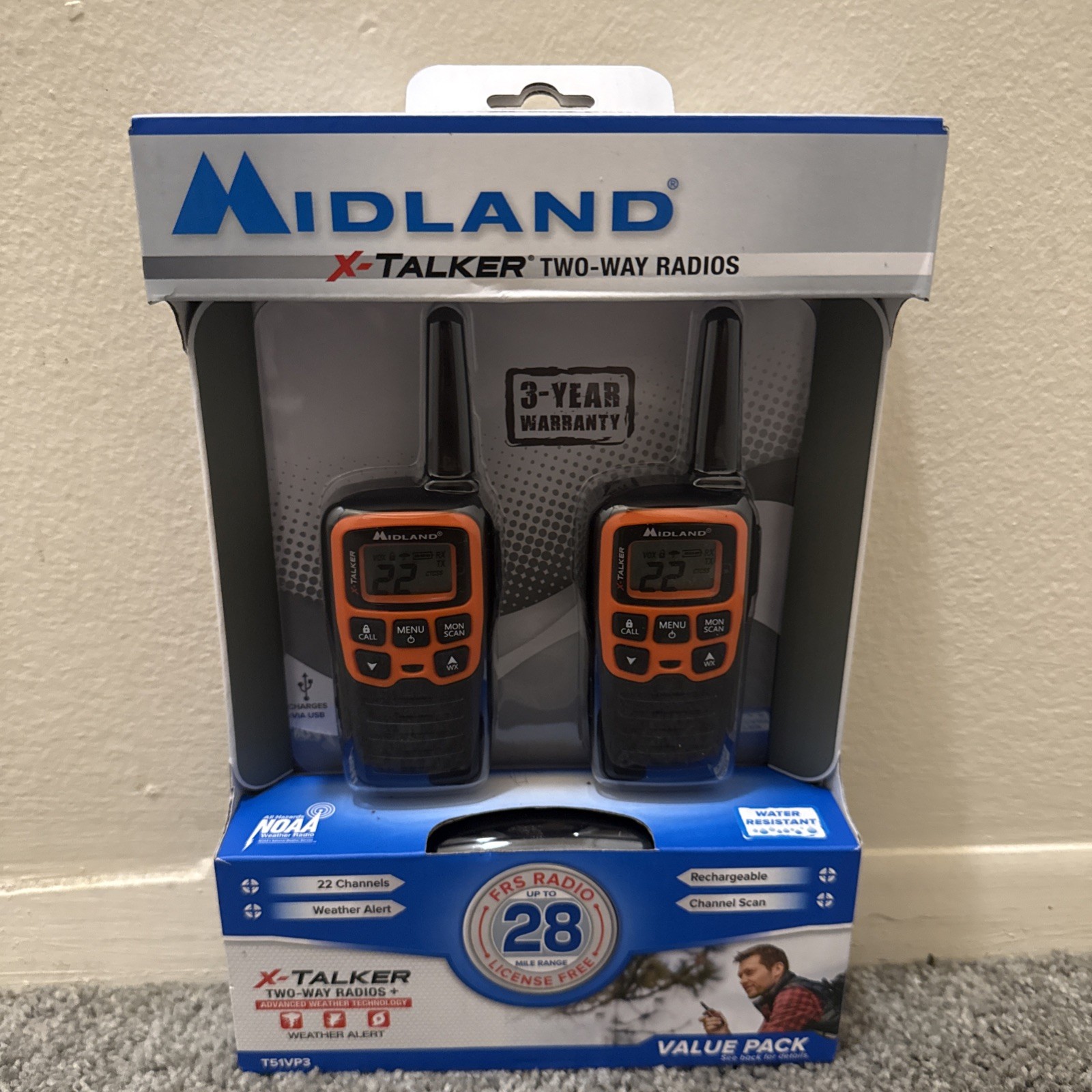 2-pack Noaa 38 Codes Black/orange