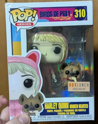 Funko Pop! Vinyl Harley Quinn Broken Hearted Birds of Prey Box Lunch #310