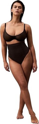 Calvin Klein womens Shapewear Secure Sculpt High-waist Thong Panty L