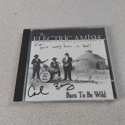 CD Electric Amish Barn to Be Wild SIGNED 1995 US EA31999 DonkeyMonkey LN READ