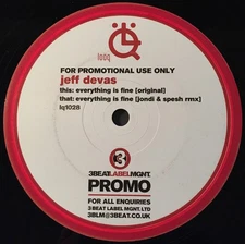 Jeff Devas - Everything Is Fine, 12", (Vinyl)