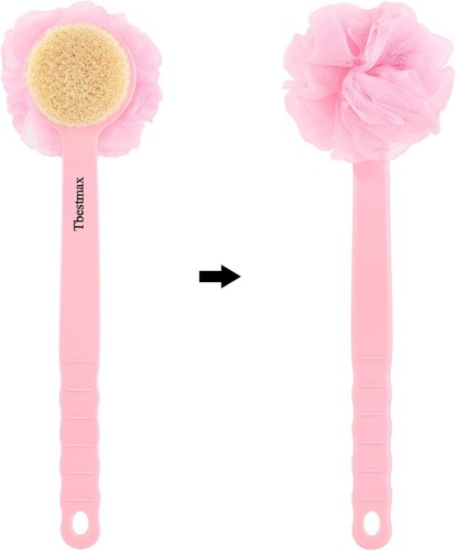 2-Piece Exfoliating Back Scrubber Set - Loofah & Body Brush for Smooth Skin - Picture 5 of 9