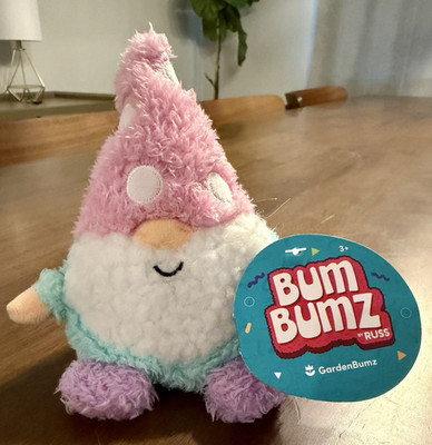 Russ Bum Bumz GardenBumz Gnome Mini Plush Stuffed Toy Under 6in 2023