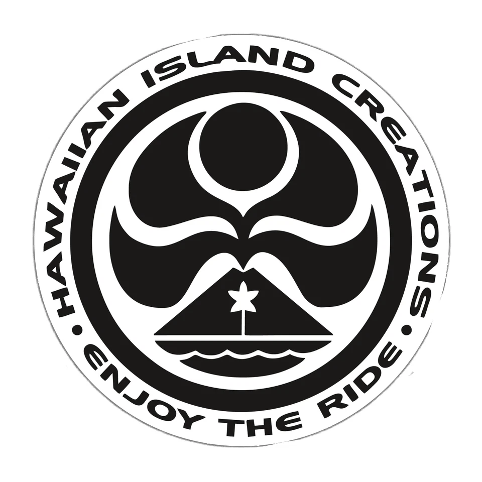 Hawaiian Islands Creations sticker weatherproof bumper vinyl decal