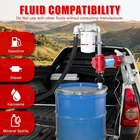 Red 15GPM 12V DC fuel transfer pump w/ Nozzle Kit For Gasoline Diesel New