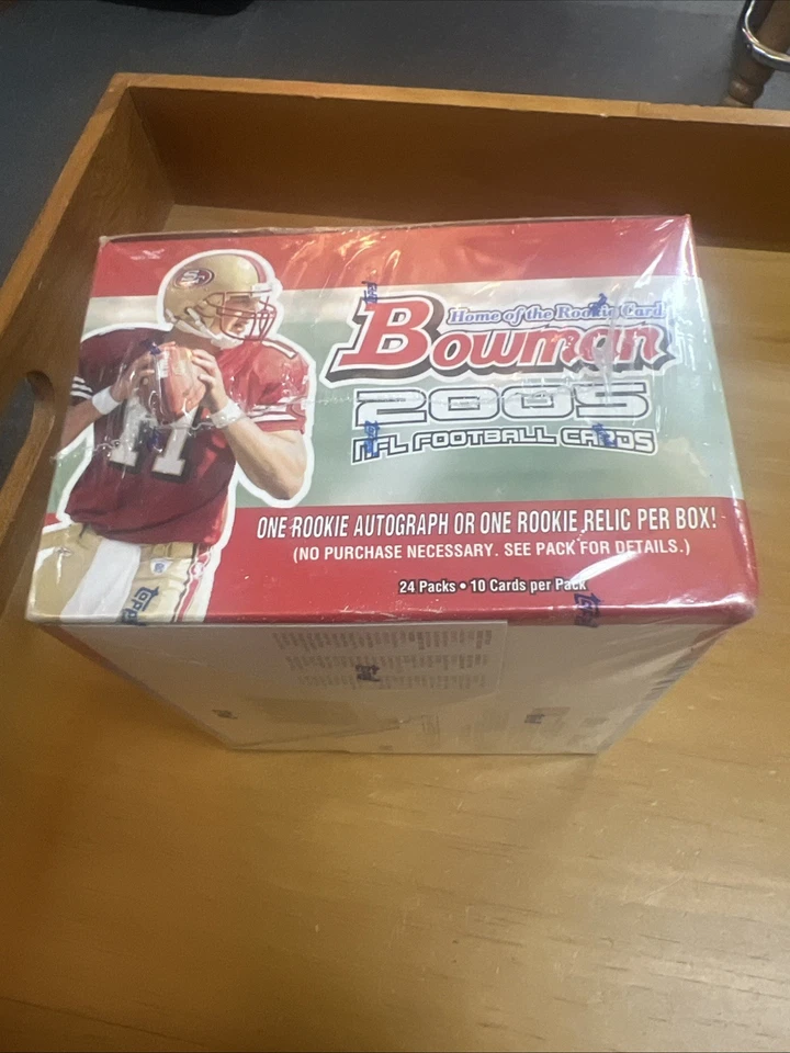 Bowman Fútbol NFL 2005 Aaron Rodgers Frank Gore RC Novato Caja Sellada Foto 4 de 4