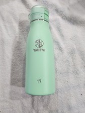 Takeya 17 oz Leak Proof Insulated Travel Mug BLUE WATER BOTTLE 17OZ Aqua color