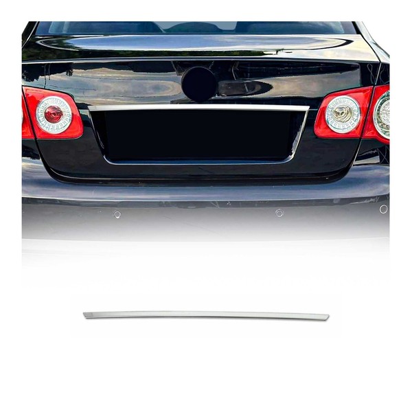 Kofferraumleiste Heckklappe Leiste FüR VW Jetta 2005-2010 Edelstahl Chrom 1Tlg-image
