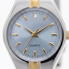 Womens Quartz Analog Dress Watch Blue Dial Tw...