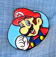 Super Mario Belt Buckle Nintendo Gamer Promo Cosplay Halloween 2010   .GMP256