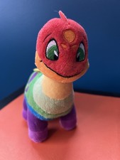 Neopets Rainbow Chomby Plush 6" Dinosaur Toy 2008