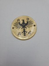 Vintage Adac Allgemeiner Deutscher Automobil Club German Car Badge Emblem Read