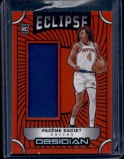 2024 Obsidian #EM-PDN Pacome Dadiet Electric Etch Orange Flood Eclipse /99 (RC)