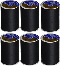 Dual Duty All Purpose Thread 400 Yards Black 230-2 6-Pack 