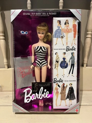 Original 1959 Barbie Doll 35th Anniversary Special Edition 1993 Mattel 11590