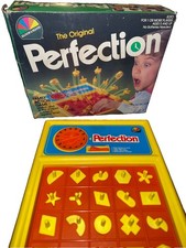 VTG 1987 Original Perfection Board Game 8370 Selchow  Richter 100 COMPLETE