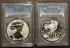 2013-W $1 SILVER AMERICAN EAGLE WEST POINT SET PCGS PR70 SP70 : 07307-846