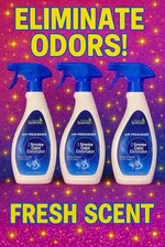 Great Scents Air Freshener Smoke Odor Eliminator 3 Pack 12 oz Each NEW