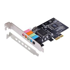 Optimal Shop PCIe Sound Card for PC Windows,5.1 Internal Sound Card with Low Pro