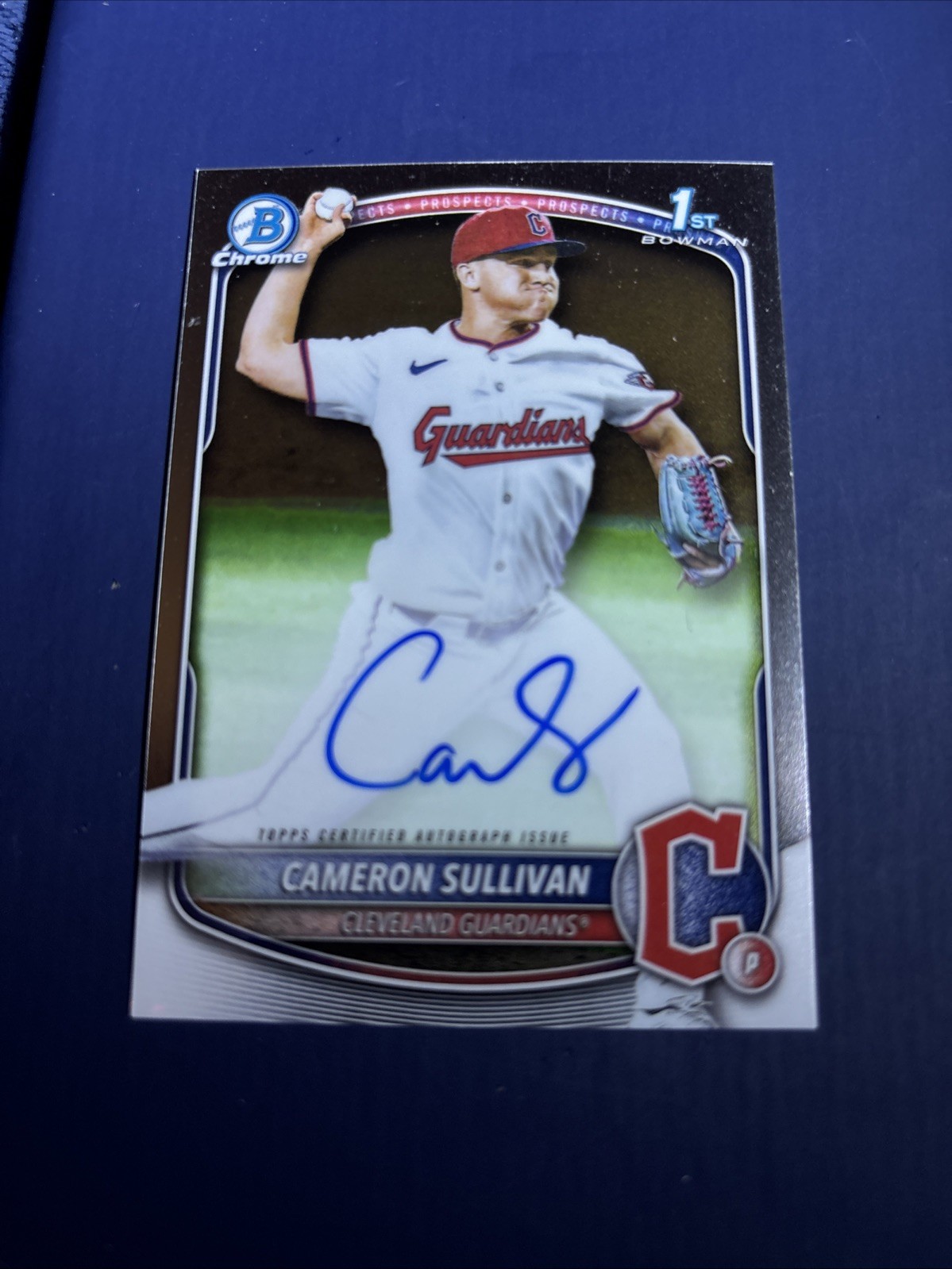 Cameron Sullivan 2025 Bowman #CPA-CS Chrome Auto 1st RC