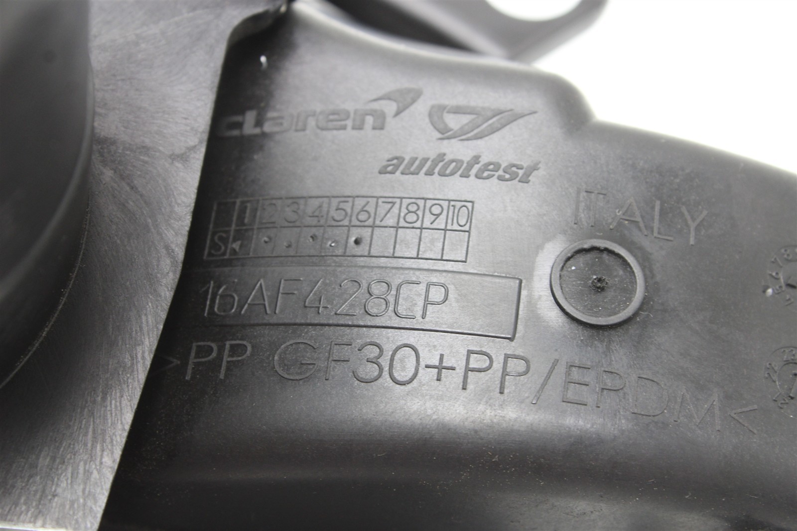 McLaren Artura 2025 Fuel door P/N 16AF428CP