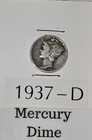 1937 D Mercury Dime, Good, 90% Silver, Very Low Mintage! 🔥🔥