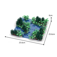 Hot Sale Little Water Landscape Model fit for Forest and City 536