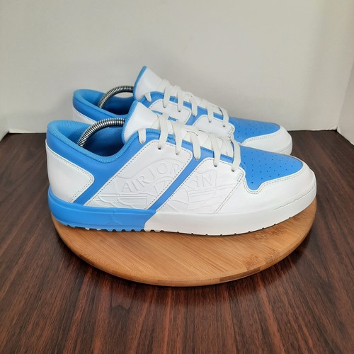 Jordan 1 Retro NU Uomo 11 Scarpe Bianco Università Blu Spiked Golf Sneakers NUOVE